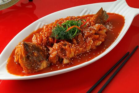 19 Карп в кисло-сладком соусе