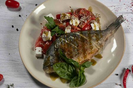 Дорадо в итальянских травах