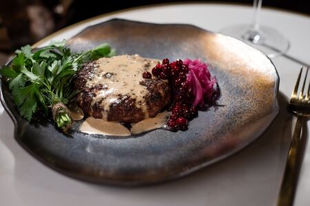 Котлета из рубленой говядины