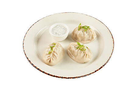 Манты из баранины ( 3шт )