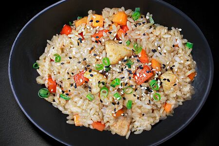 Рис вок с курицей