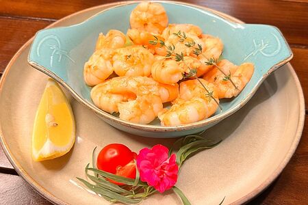 Хвосты тигровых креветок