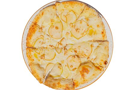 Пицца с грушей и горгонзолой