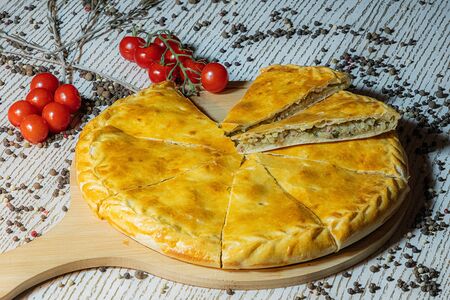 Чуду Даргинский с мясом и картофелем