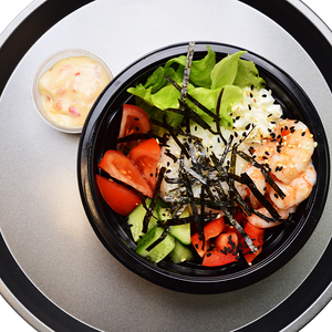 Поке с креветками