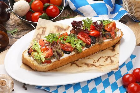 Постная Хрустящая брускетта