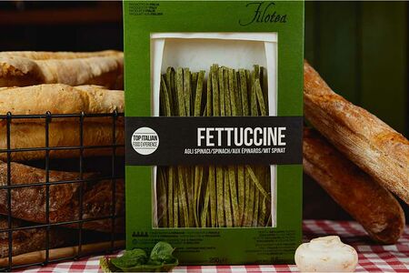 Filotea Феттуччине со шпинатом