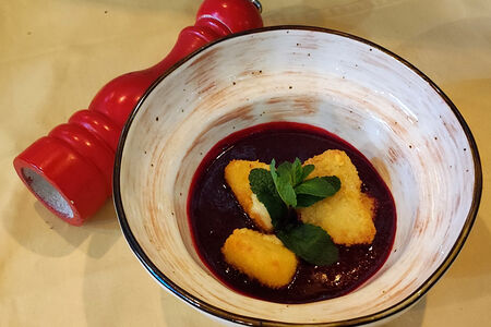 Жареный сыр халуми