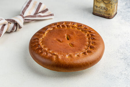 Пирог с белой рыбой и овощами