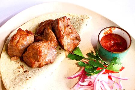 Шашлык из свинины на гриле