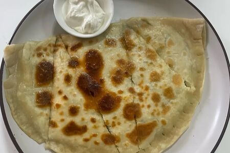 Пиде с картофелем и сыром