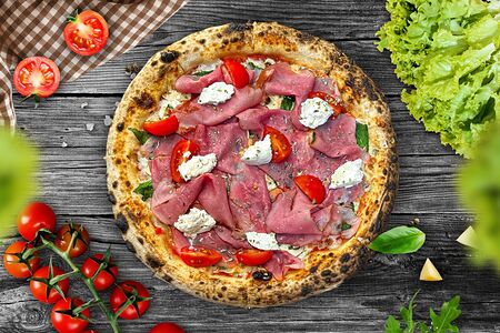 Пицца с говядиной