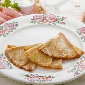 Пшеничные тонкие блины