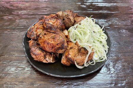 Шея свиная на мангале