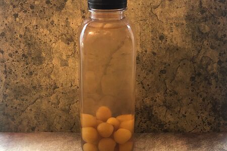 Компот из белой черешни