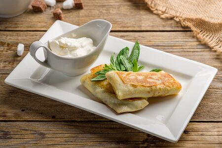 Блины с мясом