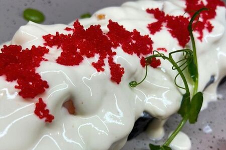 Сливочный ролл со снежным крабом