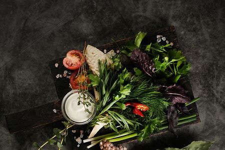 Свежая зелень