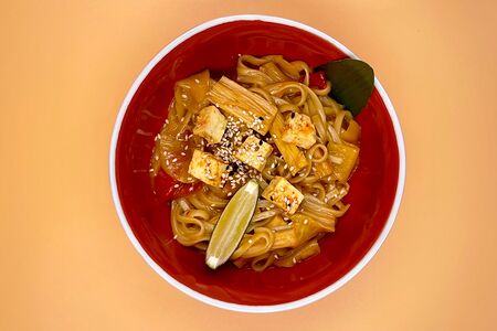 Веганский удон