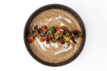 Крем-суп грибной