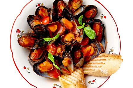 Мидии Томат и базилик от Каспийки