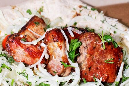 Шашлык из cвинoй шеи