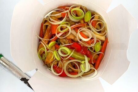 Удон с овощами