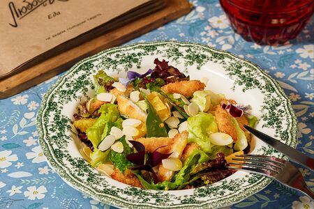 Курочка темпура в апельсиновом соусе