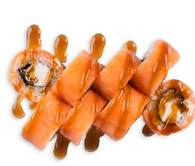 Филадельфия с лососем и угрём