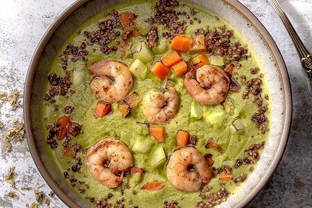 Крем-суп из зеленой спаржи