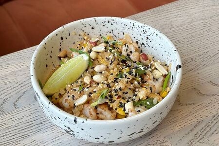 Рис в азиатском стиле с креветкой