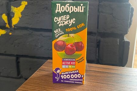 Сок Добрый Яблоко-вишня