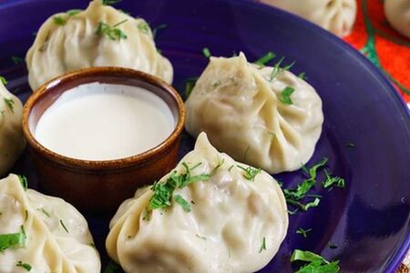 Манты с говядиной