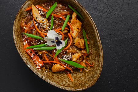 Харусаме с овощами