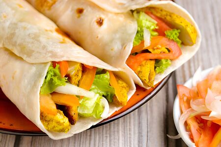 Шаурма Вегетарианская с фалафелем