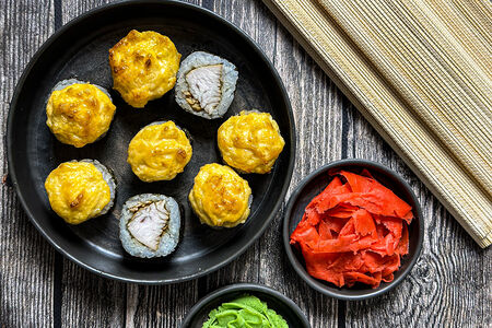 Запечённый с курицей