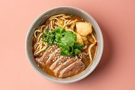 Суп со щеками кимчи