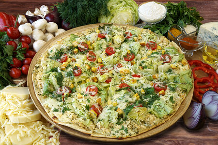 Пицца Цезарь⁣⁣⁣