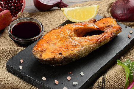 Сёмга на углях