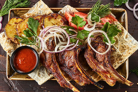 Шашлык из бараньих ребрышек