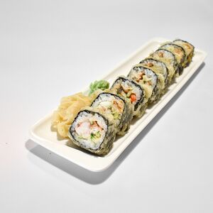 С угрем и креветкой