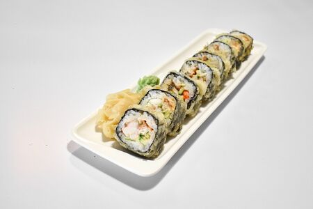 С угрем и креветкой