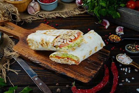 Сэндвич Свинoй шашлык в лаваше