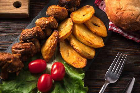 Картофель на углях