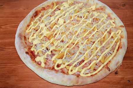 Пицца с картошкой фри