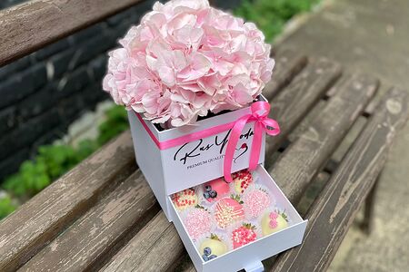 Шкатулка Нежная Гортензия