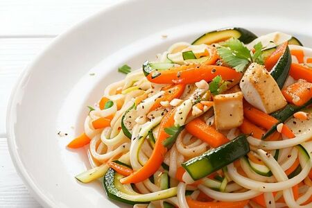 Удон с курицей