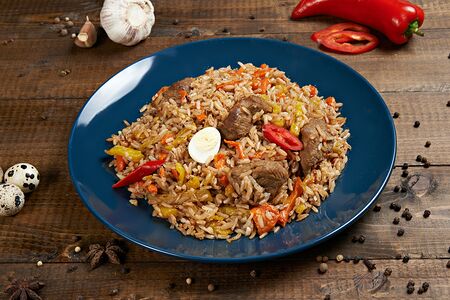 Плов Чайханский с бараниной Халяль