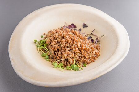 Гречка с жареным луком