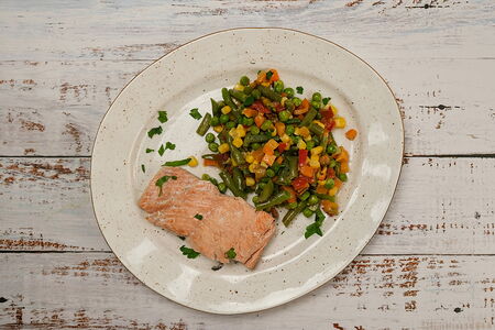 Рыба с овощами